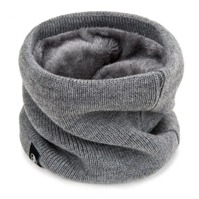Knitted Neck Warmer Sports Scarf Fashion Soft Women Men Face Cover Winter Skating Running Hiking Scarves Thick Cold-proof Collar